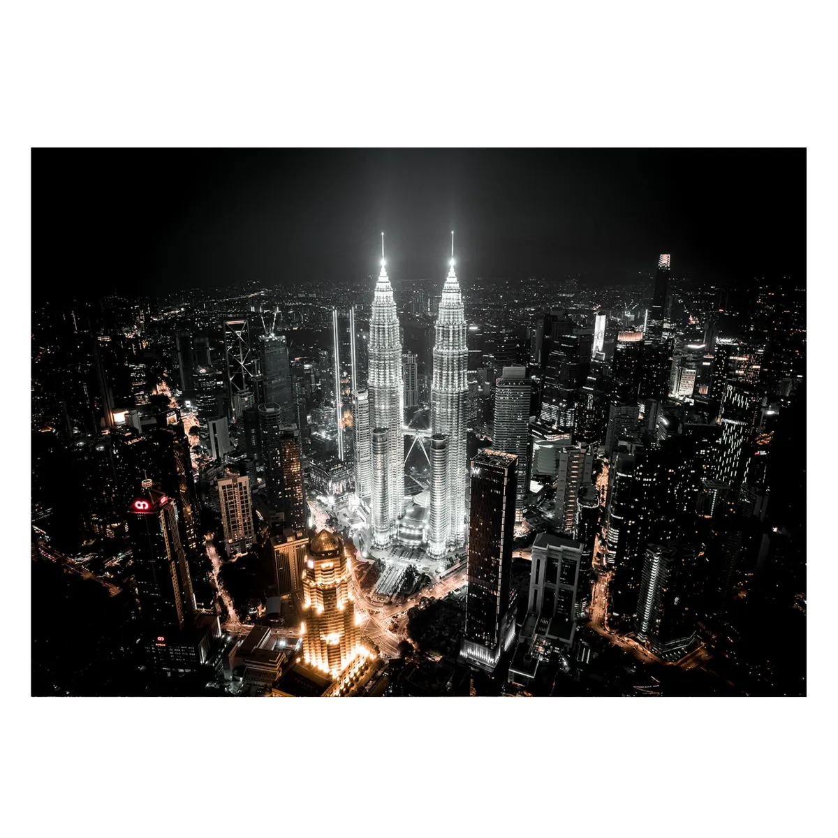 Print slika Glasspik Metallic GM038 Towers 70x100cm Styler
