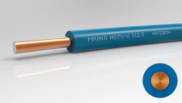Provodnik žica H07V-U 1x2.5 plava Miviko