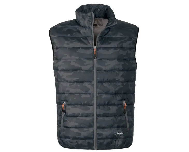 Prsluk Thermic Easy maskirno-crni M Kapriol