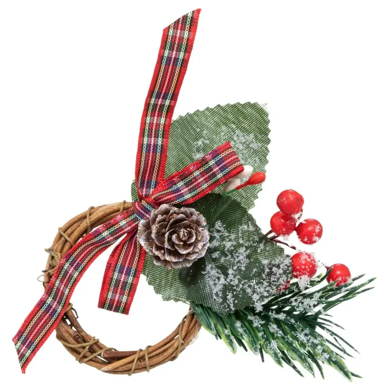 Prsten za salvete sa grančicom jelke sa bobicama 2/1 Atmosphera