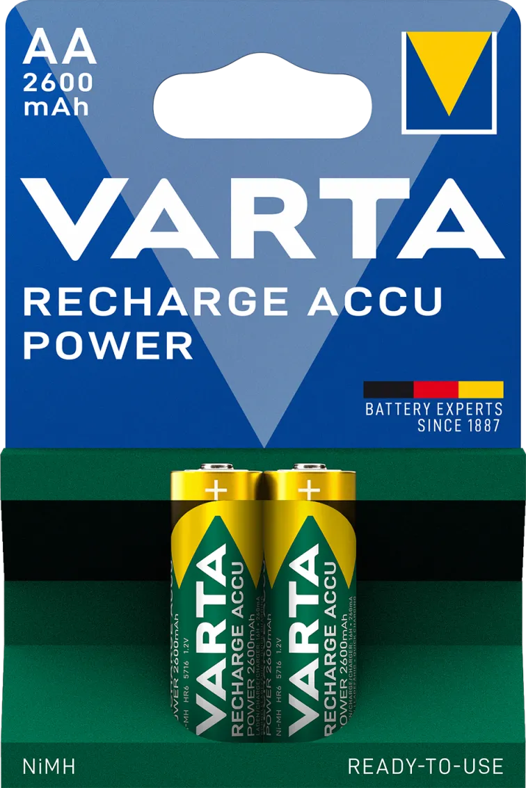 Punjiva baterija HR6 2600mAh 2/1 Varta
