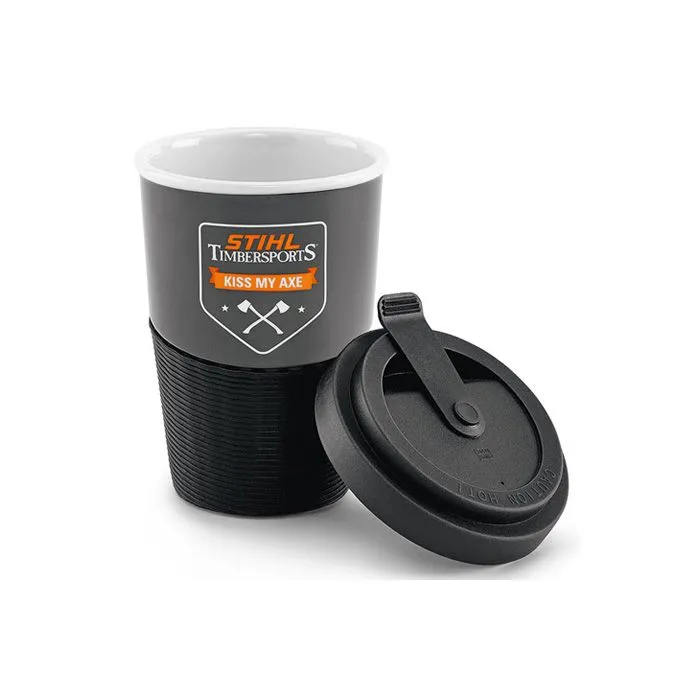 Putna šolja sa silikonskim poklopcem i zaštitom za ruku 300ml Stihl