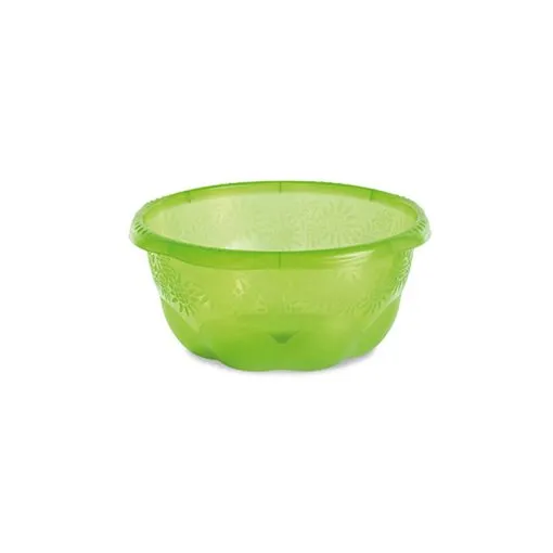 Pvc posuda okrugla Fiorella fi 26x11cm zelena Stefanplast