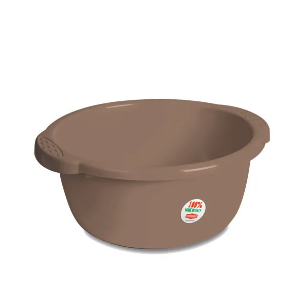 Pvc posuda okrugla Linea Primavera fi 40x18cm 14l braon Stefanplast