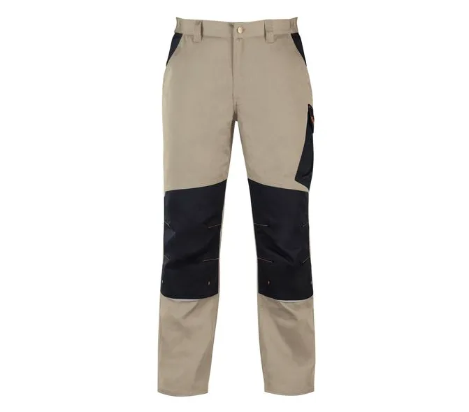 Radne pantalone Evo Plus vel. L 230g/m2 bež/crne Kapriol