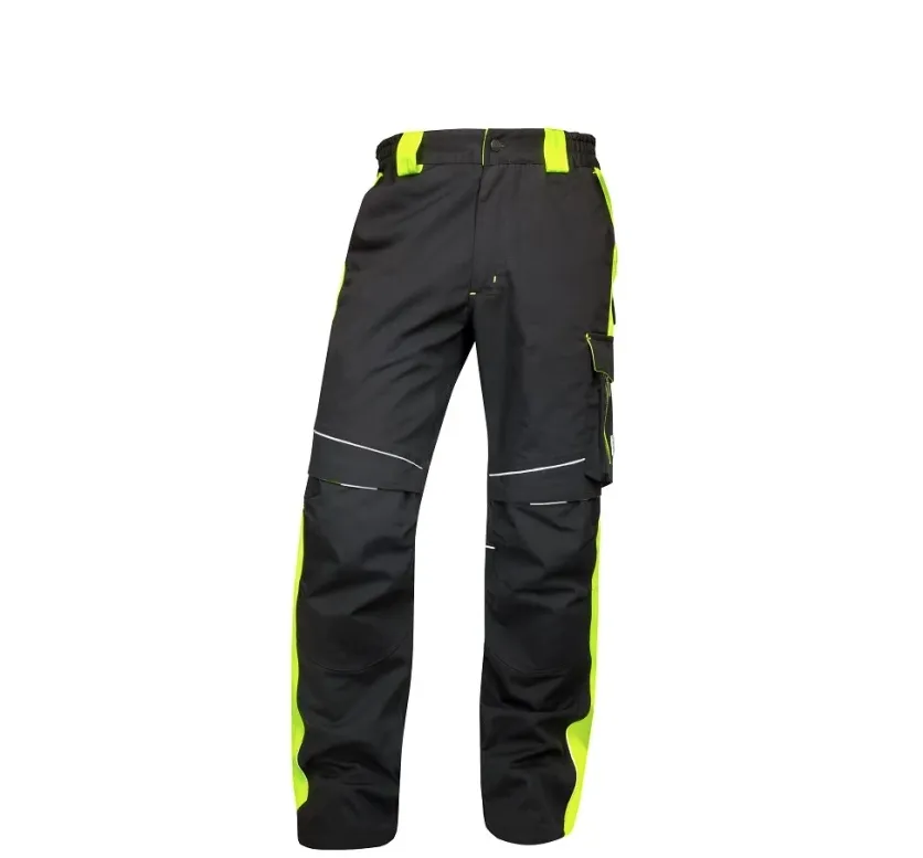 Radne pantalone Neon vel. 48 270g/m2 crne/žute Ardon