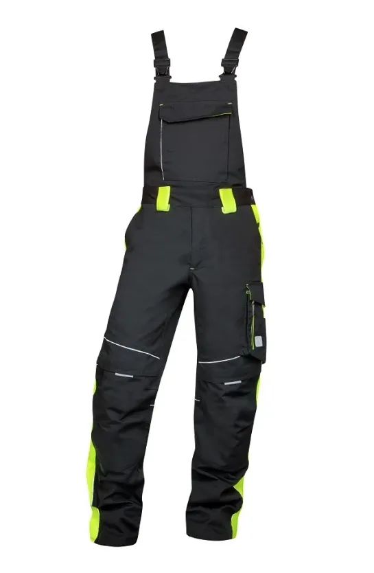 Radne tregerice Neon vel. 48 270g/m2 crne/žute Ardon
