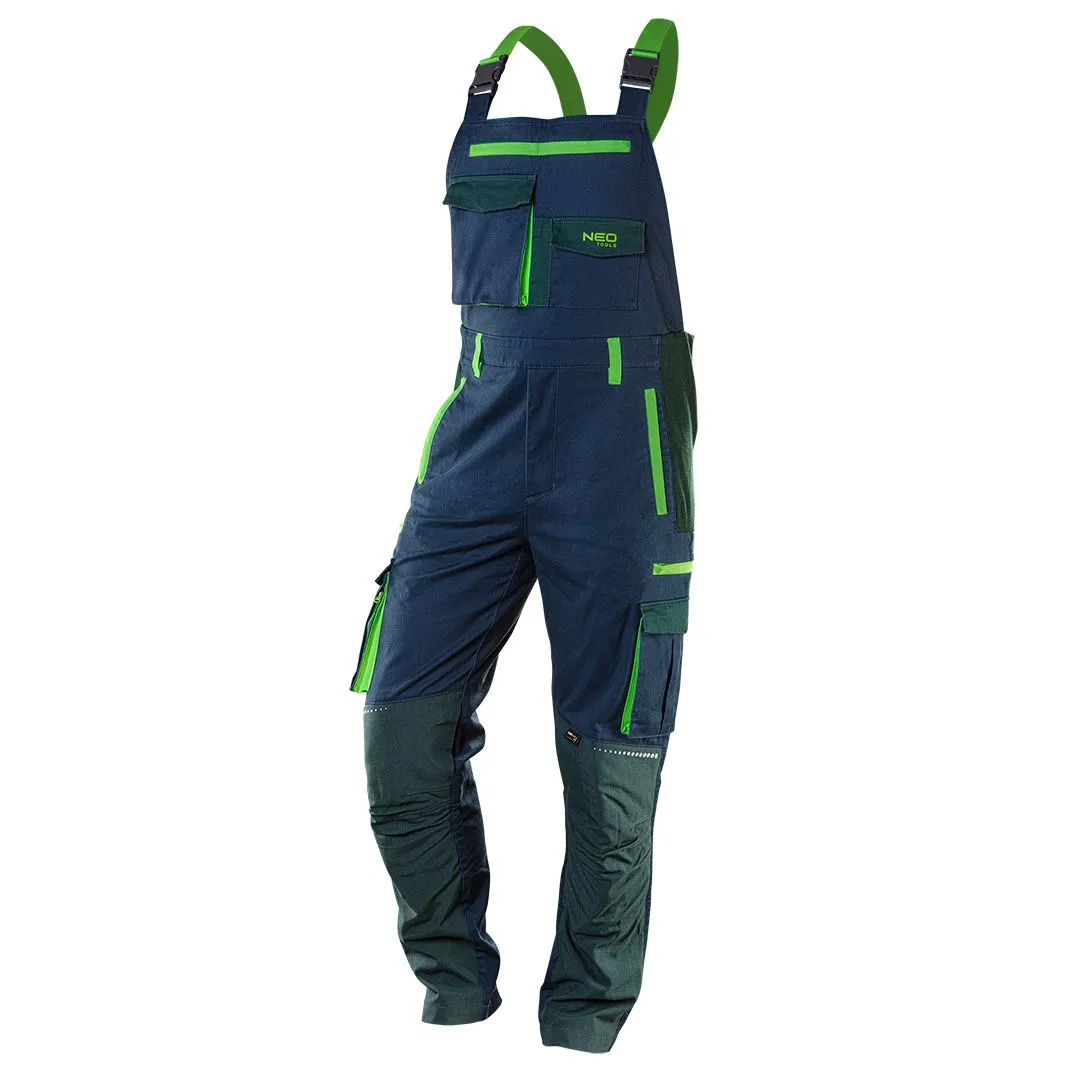 Radne tregerice PREMIUM vel. L/54 270g/m2 plave/zelene Neo