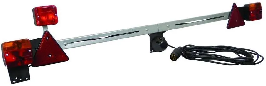 Rasvj. set za prikolicu 12V 7p sa teles. šipkom 140/210cm Carpoint