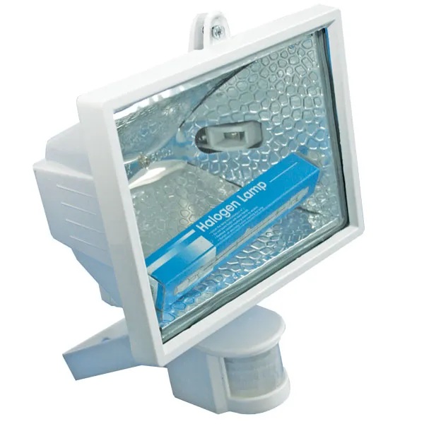 Reflektor halogeni+senzor 500W R7s 118mm IP44 beli Elit+