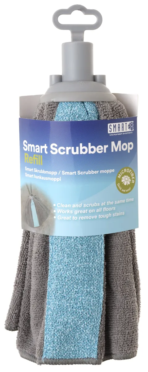 Rezervna glava - mikrofiber za čistač poda 30cm siva/plava Smart