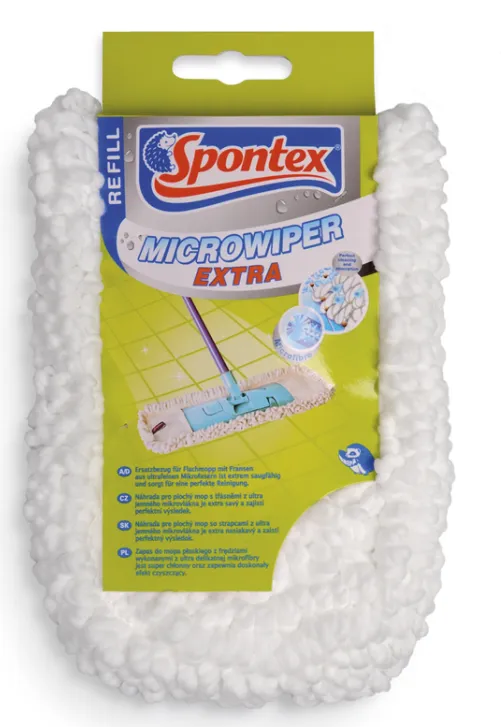 Rezervna navlaka za džoger Microwiper Extra bela Spontex