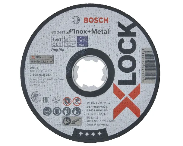 Rezna ploča X-LOCK 125x1x22.23mm 2u1 Bosch