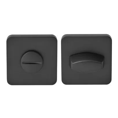 Rozeta Modern WC mat crna Apecs