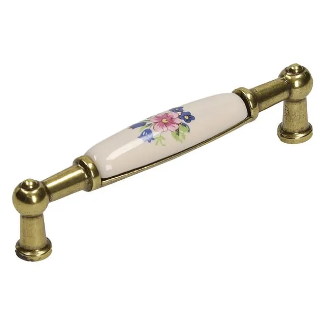 Ručica za nam. 96mm nikl-porcelan