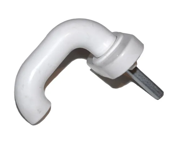 Ručica za prozor R-2 bela pvc Bamit