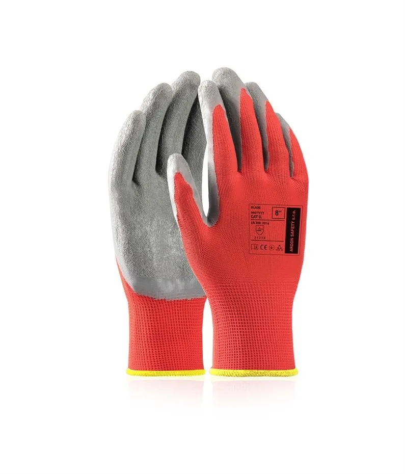Rukavice Blade Basic Line vel. 10/XL sive/crvene Ardon