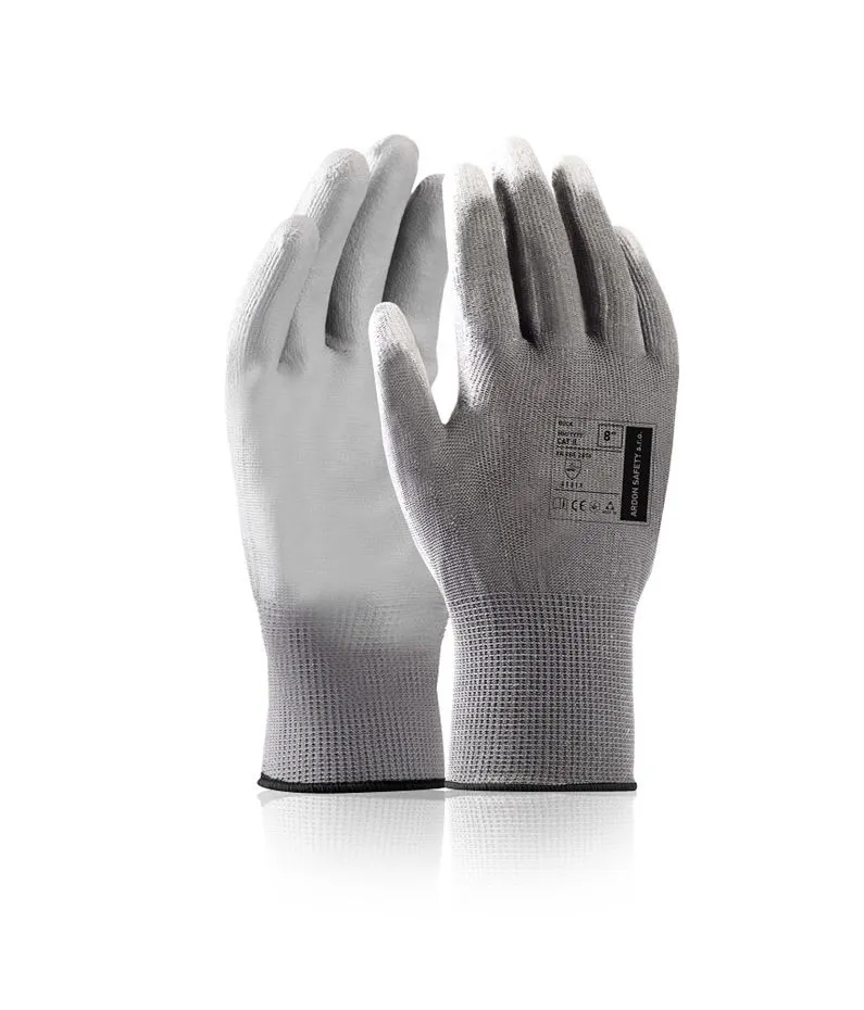 Rukavice Buck Basic Line vel. 10 XL sive Ardon