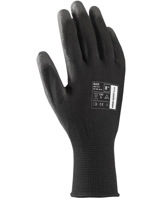 Rukavice Buck Basic Line vel. 10/XL crne Ardon