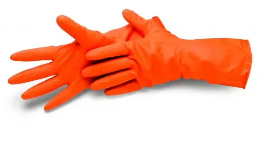 Rukavice Cleanstar za domać. vel. 7 lateks narandž. Schuller