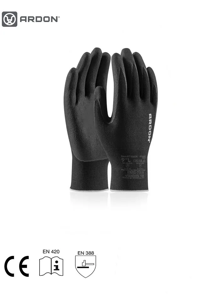 Rukavice Smart Touch vel. 10/XL crne Ardon