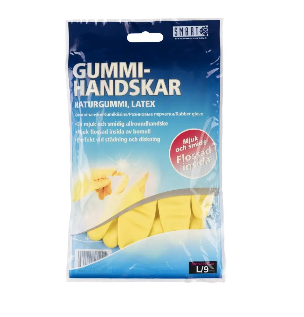 Rukavice vel.9/L lateks/guma Smart