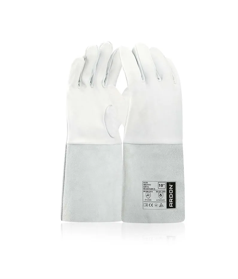 Rukavice za varioca Glen vel. 10 XL svetlo sive Ardon