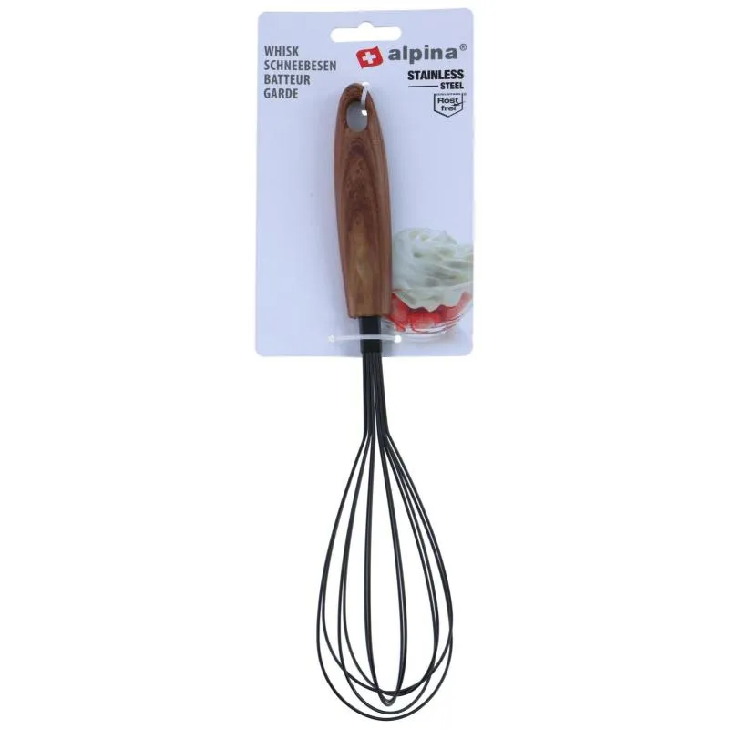 Ručna mutilica 26cm crna/braon Alpina