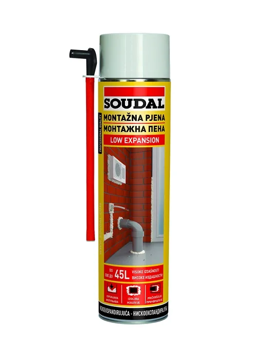 Ručna pur pena niskoekspandirajuća 750ml Soudal