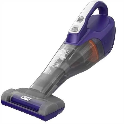 Ručni usisivač 12V ljubičasti Black+Decker