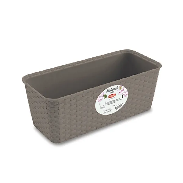 Saksija za cveće 30x13x11cm 2.4l pvc bež