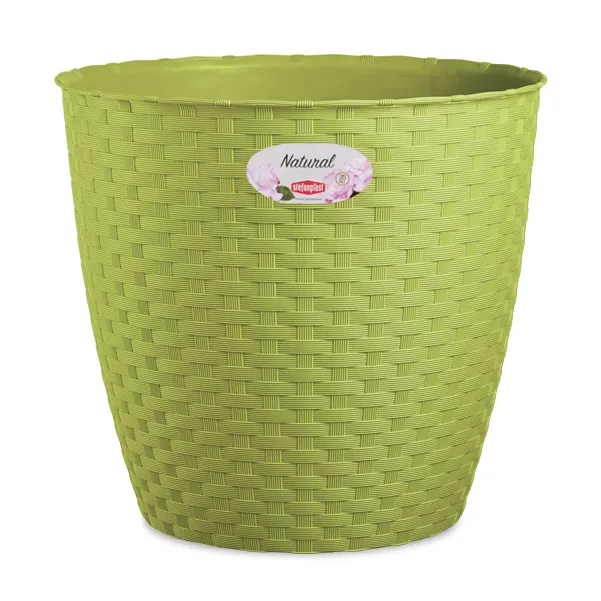 Saksija za cveće fi 29x26.5cm 12.5l pvc pistaći zelena