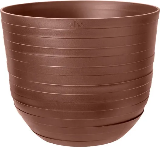 Saksija za cveće Fuente Rings fi 30x24.3cm braon Elho