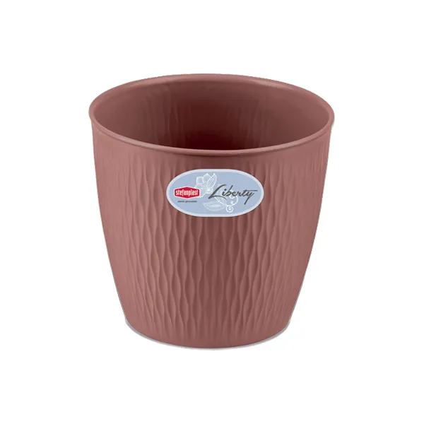 Saksija za cveće Liberty 16x15cm 2.3l terakota Stefanplast