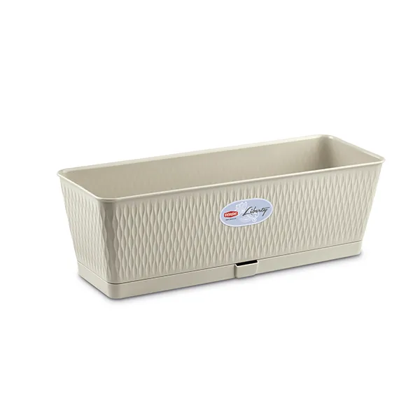 Saksija za cveće Liberty 50x18x16cm 9l bež Stefanplast