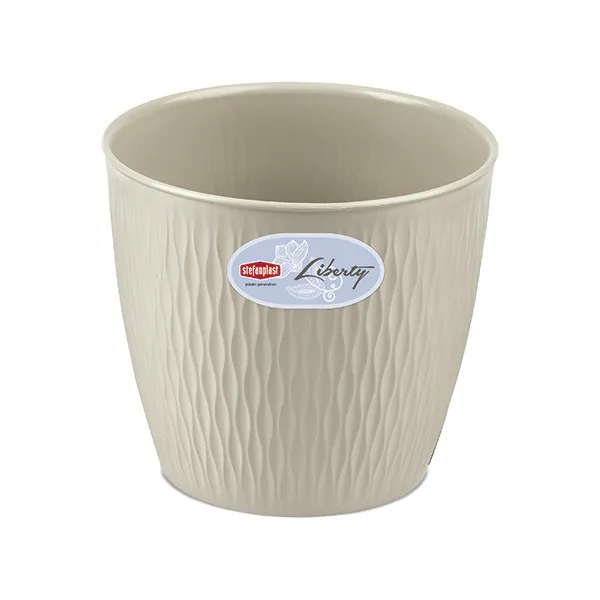 Saksija za cveće Liberty fi 30x28.5cm 14.2l bež Stefanplast