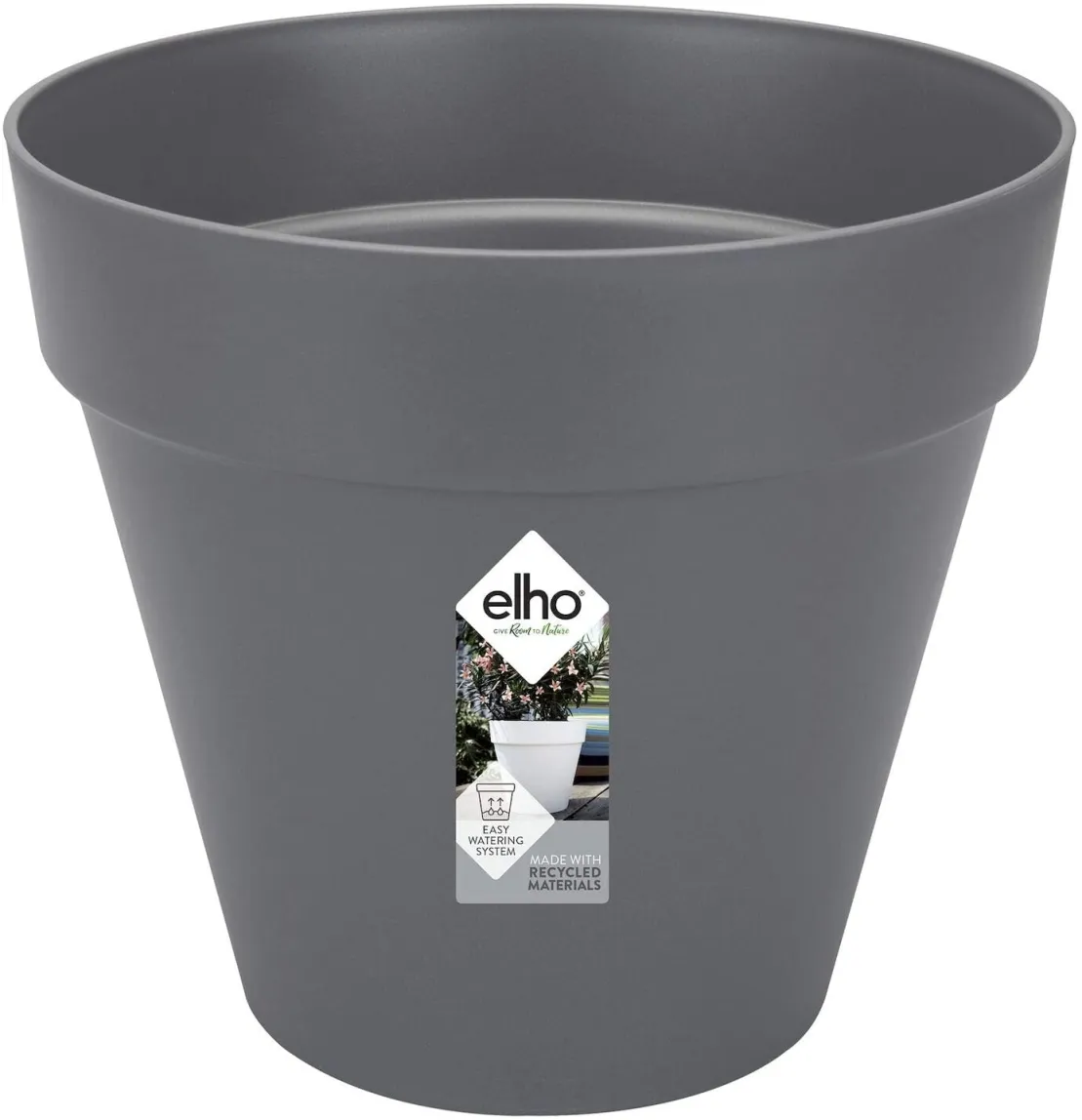 Saksija za cveće Loft urban fi 25x22cm antracit Elho