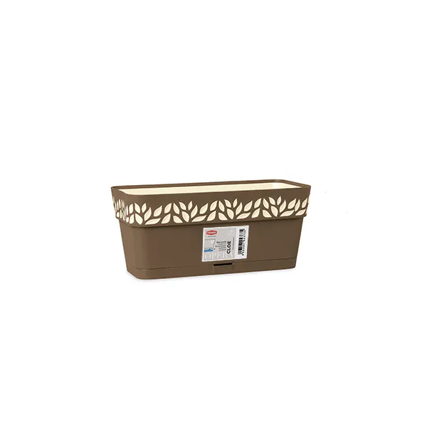 Saksija za cveće Opera Cloe 30x13x12cm 2.75l braon Stefanplast