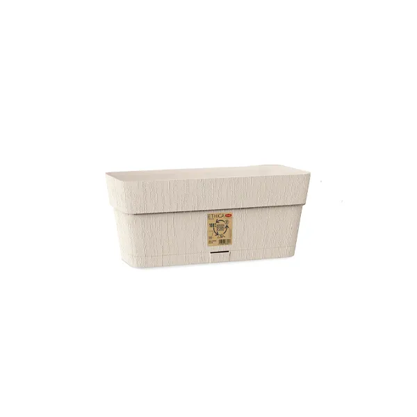 Saksija za cvijeće Ethica 29x13x12cm 2.7l krem Stefanplast