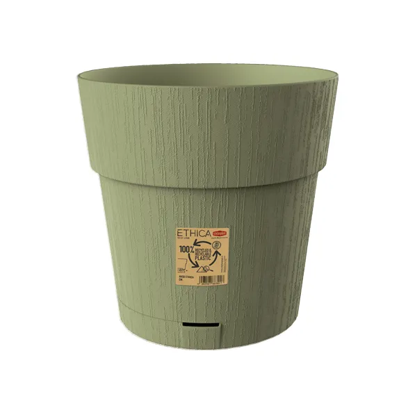 Saksija za cvijeće Ethica fi 29x29cm 11.8l masl. zelena Stefanplast
