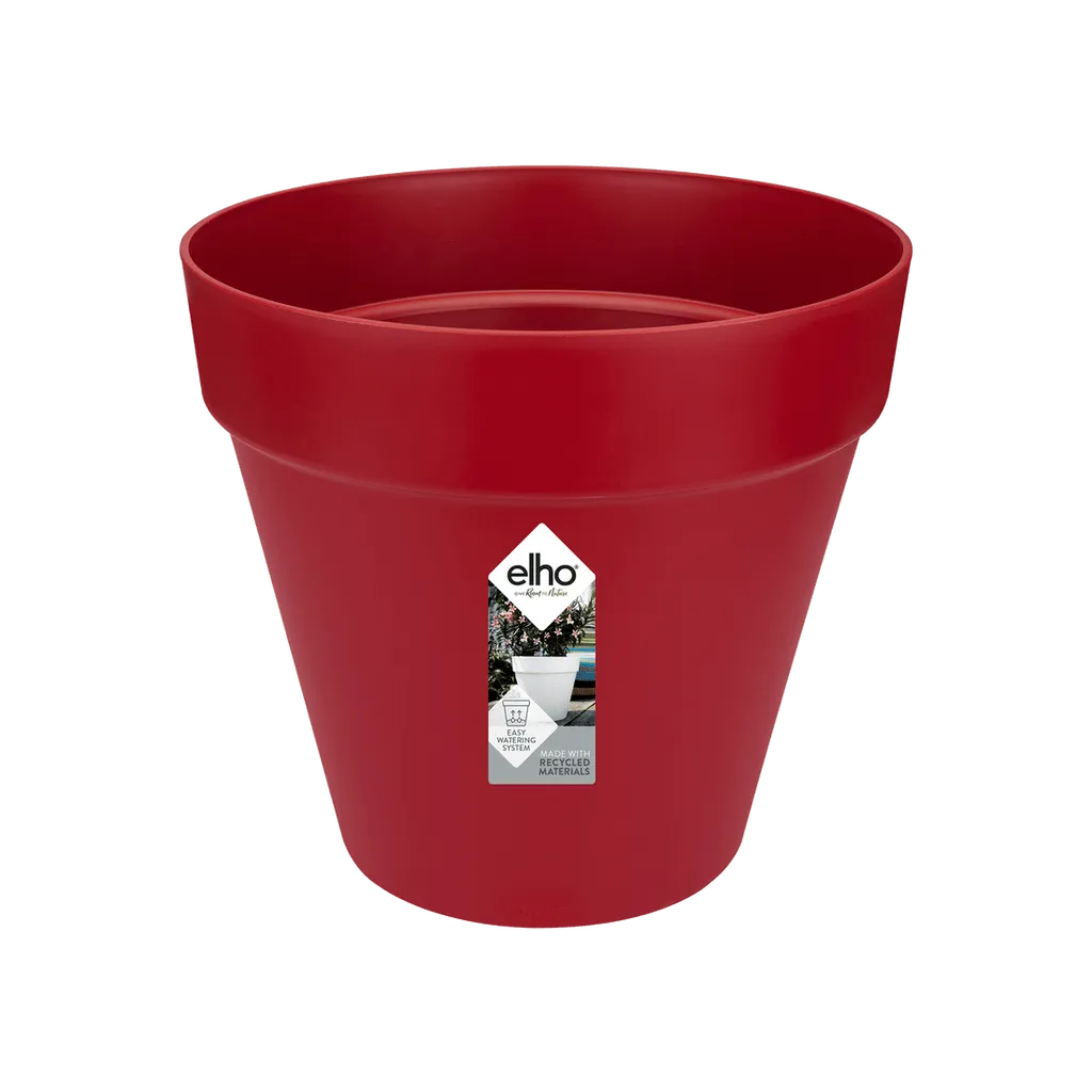 Saksija za cvijeće Loft urban fi 30x26cm crvena Elho