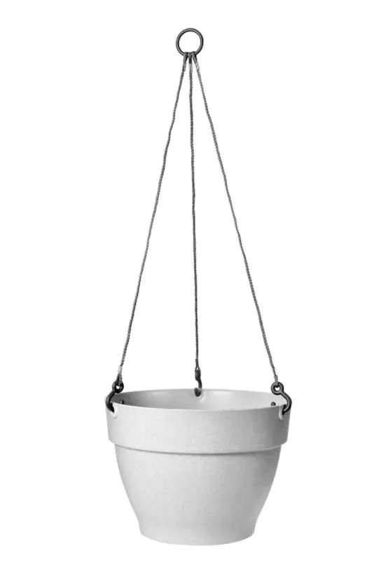 Saksija za cvijeće viseća Vibia campana fi 26x18.4cm siva Elho
