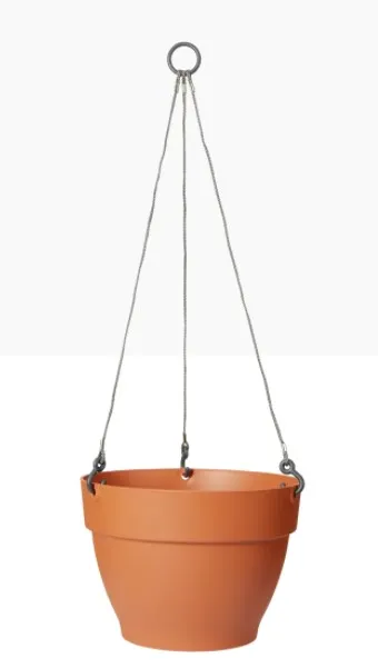 Saksija za cvijeće viseća Vibia campana fi 26x18.4cm terakota Elho