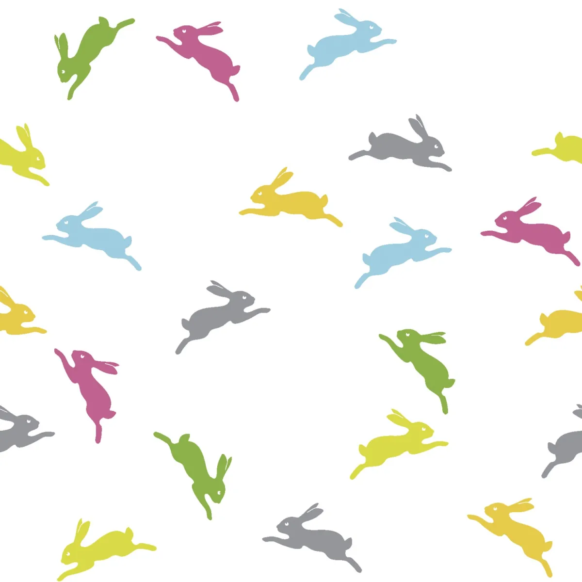 Salvete Easter Colorfull Bunnies 33x33cm troslojne 20/1 Paper+Design
