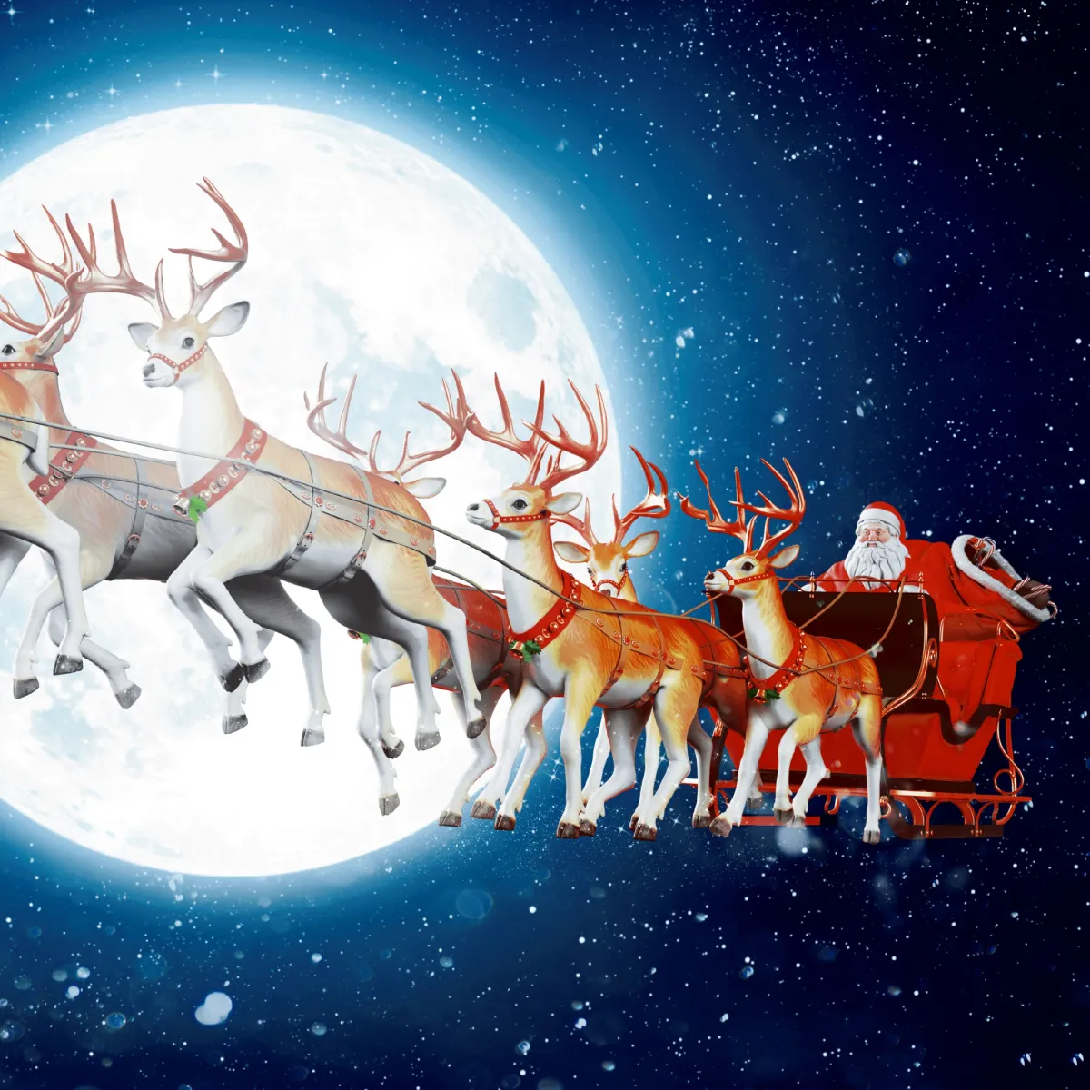 Salvete Lunar Xmas 33x33cm troslojne 20/1 Paper+Design