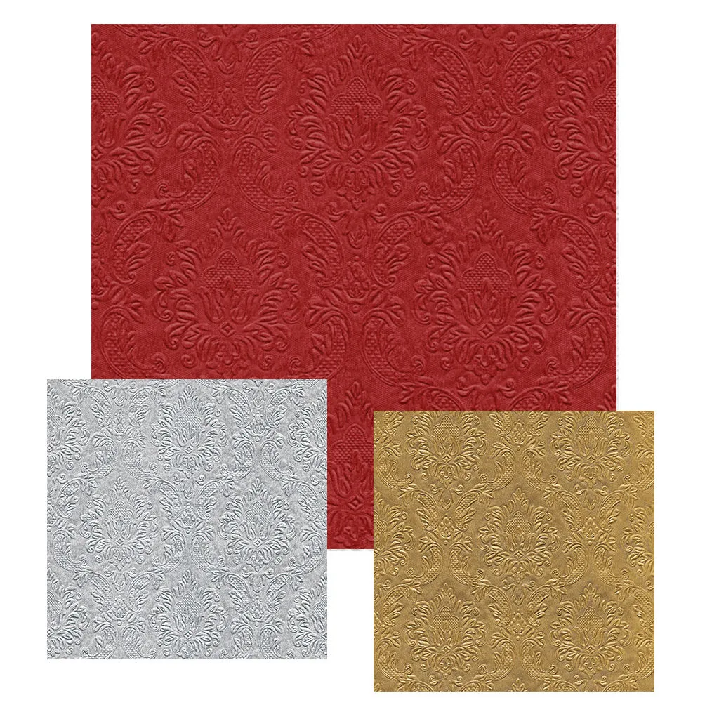 Salvete Moments Ornament 40x40cm boja srebra 16/1