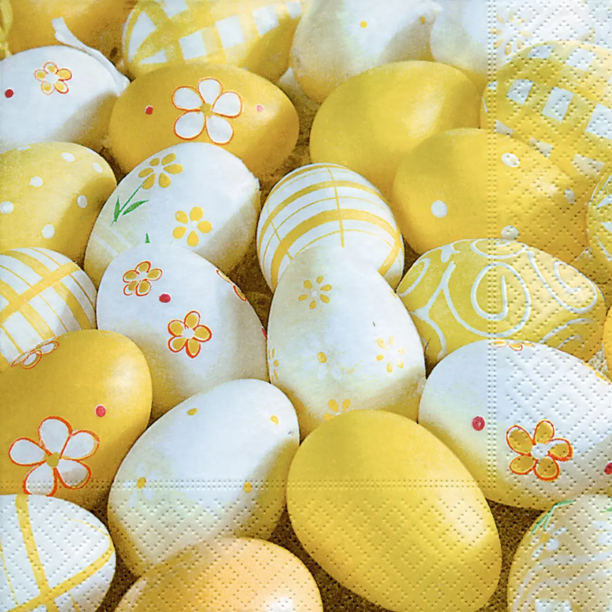 Salvete Yellow eggs 33x33cm troslojne 20/1 Paper+Design