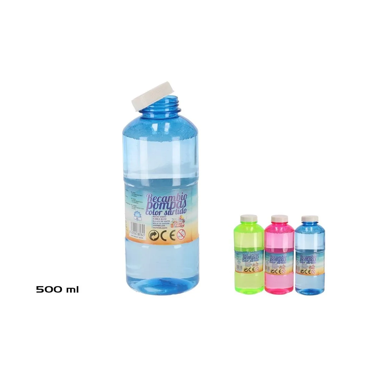 Sapunica za pravljenje balončića 500ml sort