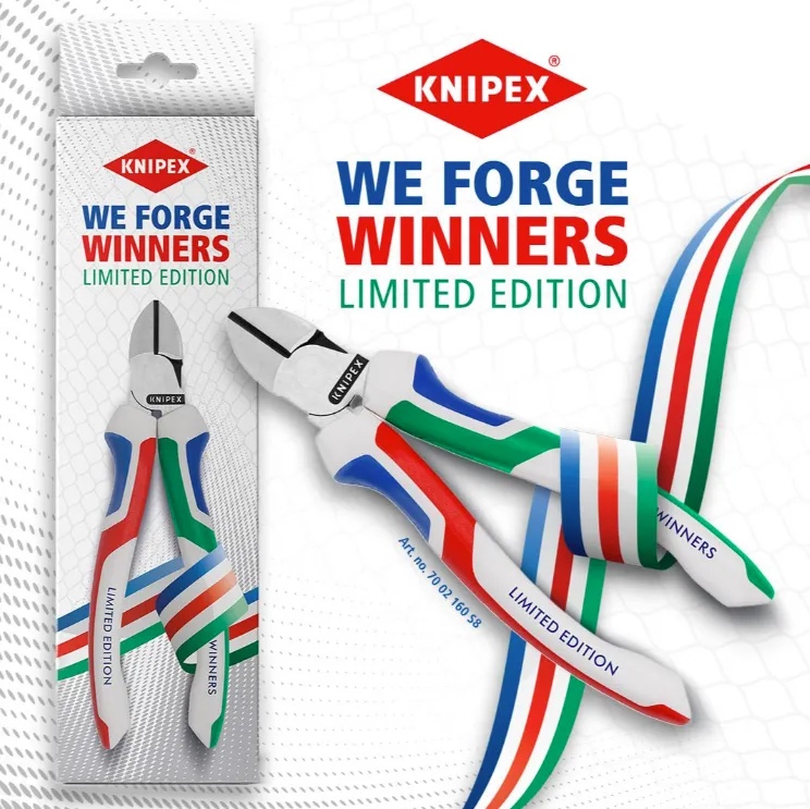 Sečice 160mm We Forge Winners Limited Edition kose Knipex