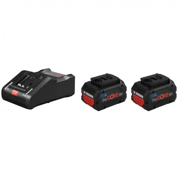 Set baterija 2x ProCORE 18V 8.0 Ah + punjač GAL 18V-160C Bosch